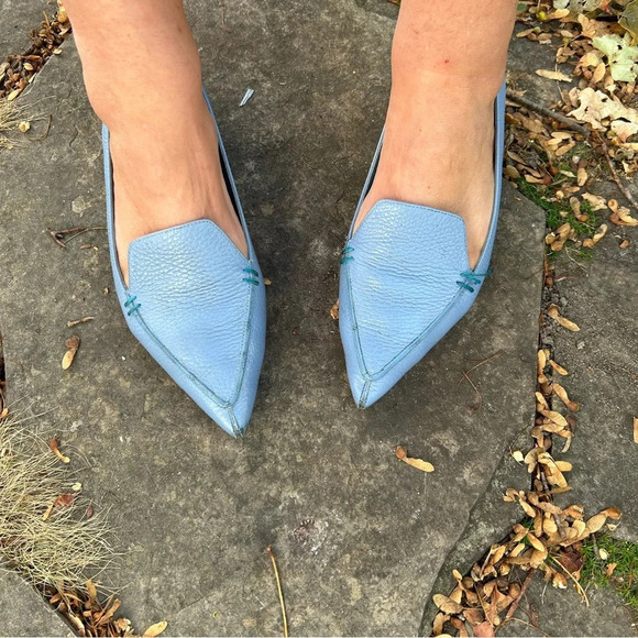 Nicholas Kirkwood Blue Beya Flat Loafer, size 38 - Picture 3 of 15